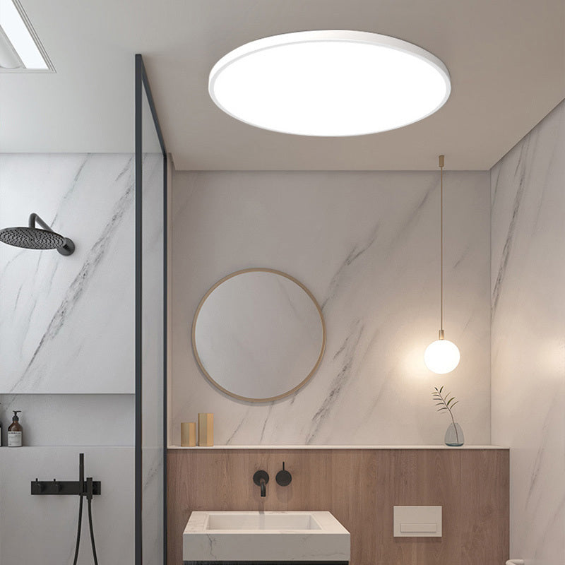 IP54 White Three Colour Temperatures Round LED Bathroom Ceiling Light